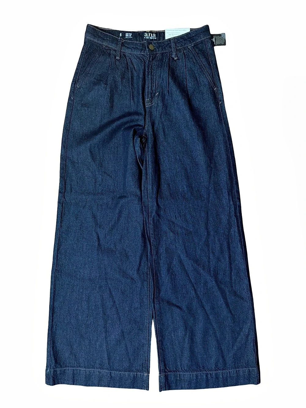 ana High-Rise Wide Leg Wide Leg Jeans in Blue Size 6